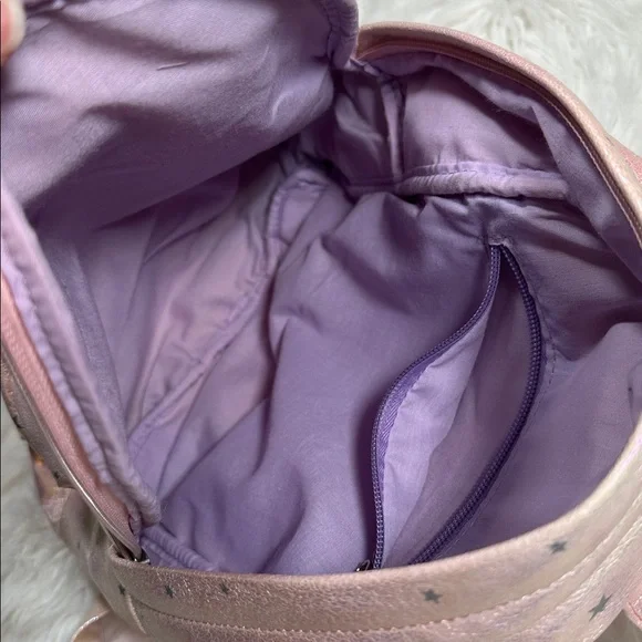 Dolls Kill • Iridescent Pastel Stars Mini Backpack - Picture 8 of 13